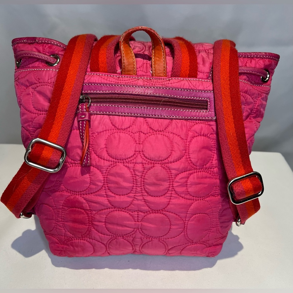 Coach Limited Edition Jack Russell Backpack quilted C’s and Soho Buckle - Picture 3 of 10